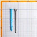 Дюбель фасадный Европартнер с шурупом 10х100 мм
