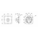 Механизм розетки компьютерная RJ45 5E Brite сталь IP20 IEK