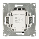 Механизм выключателя одноклавишный с подсветкой AtlasDesign базальт IP20 Systeme Electric_4