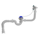 Сифон для ванны 1 1/2"х40 Aquant с выходом 40/50 и переливом_4