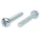 Винт с полусферической головкой M8x50 DIN 7985 оцинкованный