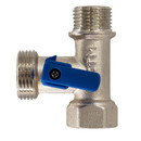 Кран шаровый ВР-НР-НР 1/2"х3/4"х1/2" СТМ