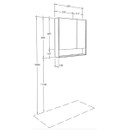 Зеркало шкаф Акватон Сканди 90 дуб рустикальный/белый глянцевый_4