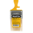 Кисть 50мм для эмалей искусственная щетина, пластиковая ручка Марта_4