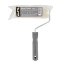 Валик с ручкой 180мм натуральный мех, ядро 42мм, ворс 14мм, неразборный Марта_4