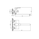 Смеситель для ванны Esko с лейкой и шлангом черный BRS31B_4