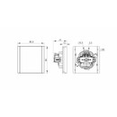 Переключатель проходной одноклавишный Forte&Piano белый IP20 IEK_4