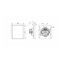 Переключатель проходной одноклавишный Forte&Piano сталь IP20 IEK