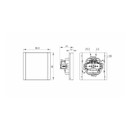 Переключатель перекрестный одноклавишный Forte&Piano сталь IP20 IEK
