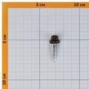 Саморез кровельный 4,8х29мм коричневый шоколад (RAL 8017) 250шт Daxmer_4