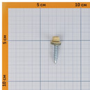 Саморез кровельный 4,8х29мм слоновая кость (RAL 1014) 250шт Daxmer_4