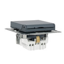 Механизм розетки с заземлением со шторками и крышкой AtlasDesign грифель IP20 Systeme Electric