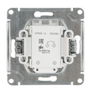 Механизм выключателя одноклавишный с подсветкой AtlasDesign лотос IP20 Systeme Electric