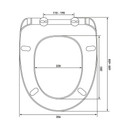 Сиденье для унитаза Aquant Enzo DU Classic микролифт