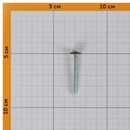 Саморез с прессшайбой шило 4,2х41мм усиленный, коричневый шоколад (RAL 8017) 200шт Daxmer_4