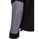 Куртка флисовая с усилениями XXL черно-серая Dowell