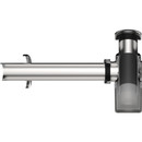 Сифон для умывальника круглый 1 1/4" хром метал с трубкой 32 Aquant
