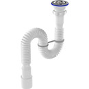 Гофросифон 1 1/4"х40/50 с нержавеющей решеткой 1100 мм Aquant