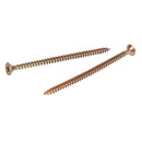 Саморез универсальный 5х90мм желтый цинк 4шт Tech-Krep