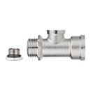 Тройник под манометр ВР-ВР-НР 1/2" х 1/4" х 1/2" с ограничителем MPF
