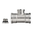 Тройник под манометр ВР 1/2" х 1/4" х 1/2" MPF