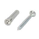 Дюбель универсальный с кромкой SX Plus 6x30мм с шурупом 15шт Fischer_4