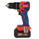 Шуруповерт ударный и ушм 125мм 20В 2х4Ач WP398003 набор Workpro_4