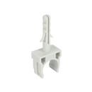 Крепеж-клипса для трубы 16мм с дюбелем серая 100шт TDM