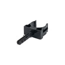 Крепеж-клипса для трубы 20мм с дюбелем черная 100шт TDM