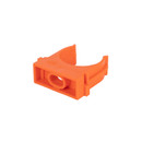 Крепеж-клипса для труб 25мм оранжевая 100шт УралПак