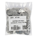 Шайба кузовная нержавеющая сталь М6 DIN9021_4