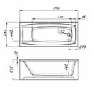 Ванна акриловая Domani-spa Rest 170x70см_4