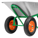 Тачка садово-строительная двухколесная усиленная 320кг 120л Palisad_4