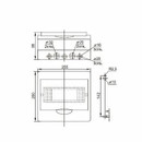 Щит распределительный навесной ЩРН-П-12 IP 41 200х95х255 мм 12 модулей
