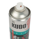 Грунт-эмаль по ржавчине аэрозольная Kudo желтая (RAL 1018) матовая 0,52л