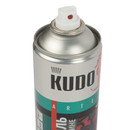 Грунт-эмаль по ржавчине аэрозольная Kudo черная (RAL 9005) матовая 0,52л