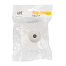 Розетка ТВ оконечная Кварта белая IP20 IEK_5