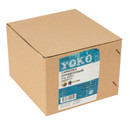 Саморез кровельный 4,8х50мм красное вино (RAL 3005) 150шт Yoko_5