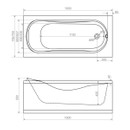 Ванна акриловая Domani-Spa Classic 160х70 см_5