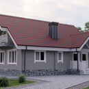 Черепица Ондулин Красная 1950х960 мм