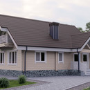 Черепица Ондулин Коричневая 1950х960 мм