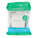 Механизм выключателя двухклавишный AtlasDesign белый IP20 Systeme Electric