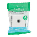 Механизм розетки ТВ оконечный AtlasDesign белый IP20 Systeme Electric