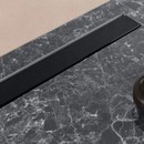 Душевой лоток Pestan Confluo Frameless Line 85 см (13701206) черное стекло под плитку