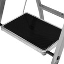 Стремянка стальная 2 ступени с противоскользящими накладками 0,45м Сибртех