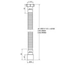 Труба гибкая 1.1/2" -40/50 L850 мм Орио