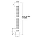 Труба гибкая 1.1/2" -40/50 L1250 мм Орио