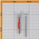 Дюбель Fischer Duopower SKNV с шурупом 8х65 мм 4 шт/уп