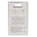 Цилиндровый механизм Palladium ZN 90 45х45 мм ключ-вертушка хром