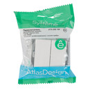 Механизм переключателя проходного двухклавишный AtlasDesign белый IP20 Systeme Electric
